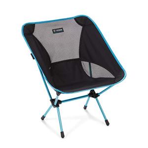 Helinox Chair One Original Lightweight, Compact, Collapsible Camping Chair, Black/Blue