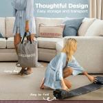 CHERIMOR Queen Air Mattress with Built in Pump, 18" Elevated Height, 48Hr Leak-Tested, Honeycomb Coil Support, 800 lbs Capacity, Fast 3-Min Inflation–Blow Up Mattress for Guest Room & Sleepover