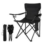 Damei century Folding Camping Chairs- Lightweight, Portable Chair for Beach, Lawn, Outdoor Sports, Black