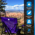 Kijaro Dual Lock Portable Camping Chairs - Enjoy the Outdoors with a Versatile Folding Chair, Sports Chair, Outdoor Chair & Lawn Chair - Dual Lock Feature Locks Position – Kawachi Purple