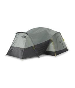 THE NORTH FACE Wawona 8 Tent - Eight Person Camping Tent, Water Repellent, Spacious & Easy to Set Up, Attached Vestibule, Agave Green/Asphalt Grey, One Size