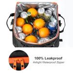 Odoland 48 Can Rolling Cooler Bag with Wheels & Handle, Collapsible Insulated Ice Chest for Beach, Camping & Tailgating - Portable Travel Soft Cooler on Wheels, Collapses for Easy Storage