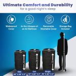 Matrix Cell Memory Foam Roll-Up Camping Mattress for Kids, Folding Sleeping Pad, Cot Mattress, Portable Rollaway Bed