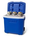 Igloo 28 Qt Blue Wheeled Cooler with Locking Telescoping Handle