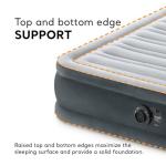 Intex Mid-Rise Air Mattress Bed with Built-in Pump, Dura-Beam Deluxe Comfort Plush, Full - Portable Luxury Travel Airbed for Adults, Camping, Guests