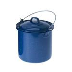 GSI Outdoors 1.75 qt Straight Pot w/Lid & Handle - Enamelware for Cooking Outdoors, Camping & Travel