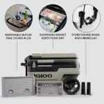 Igloo Premium Trailmate Wheeled Coolers 70 QT, Insulated Portable Cooler with Heavy Duty Wheels, 112 Can Capacity, Leak-Proof Rolling Cooler