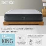 Intex King Air Mattress, Dura-Beam Comfort-Plush 18" Inflatable Bed with Built-in Pump