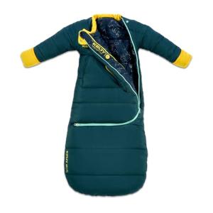 Kelty Space Cadet Infant and Toddler Sized Arms-Out Sleeping Bag, 30-40F Degree Rated, 8M-4T, Fleece-Lined Hand Covers (30F / 2-4T)