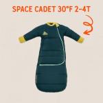 Kelty Space Cadet Infant and Toddler Sized Arms-Out Sleeping Bag, 30-40F Degree Rated, 8M-4T, Fleece-Lined Hand Covers (30F / 2-4T)