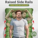 Oramoose Camping Sleeping Pad, Backpacking Sleeping Pad with Built-in Pillow and Foot Pump, 4in Thick Compact Inflatable Camping Air Mattress for Hiking Tent Road Trip Car Camp Travel Gear