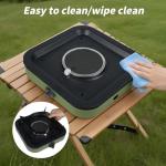 Cothb X Portable Propane Camping Stove - Single Burner Propane Camp Stove with 10.6 Inch Carry Bag, Windproof Design & Gas Hose for Outdoor Camping, Tailgating, Fishing, Hunting