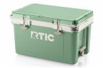 RTIC Ultra-Light 32 Quart Hard Cooler Insulated Portable Ice Chest Box for Drink, Beverage, Beach, Camping, Picnic, Fishing, Boat, Barbecue, 30% Lighter Than Rotomolded Coolers, Sage/Beach