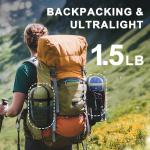 Ultralight Warm Weather Sleeping Bag - Portable, Waterproof, Compact Lightweight, Comfort with Compression Sack - Great for Outdoor Camping, Backpacking & Hiking -75" L x 30" W Fits Adults