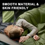Ultralight Warm Weather Sleeping Bag - Portable, Waterproof, Compact Lightweight, Comfort with Compression Sack - Great for Outdoor Camping, Backpacking & Hiking -75" L x 30" W Fits Adults