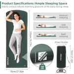 INVOKER 3.1" Self Inflating Camping Sleeping Pad, Ultra-Thick Elasticity Foam Fast Inflating 4-Season Insulated Durable Camping Mat Air Mattress with Pillow, for Tent, Car, Camping, Traveling, Green
