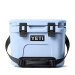 YETI Roadie 15 Hard Cooler with DoubleDuty Shoulder Strap, Big Sky Blue