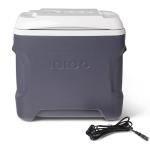 Igloo Portable Electric Coolers, 12v Cooler, Iceless Plug in Cooler, Electrice Ice Chest, Powered Cooler Hot/Cold