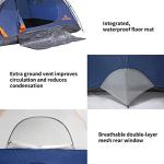 ASFANES 4 Person Waterproof Tents for Camping Easy Setup Outdoor Portable Backyard Camping Tents Suitable for Car Camping, Backpacking, Hiking, Picnic or Fishing, Navy Blue