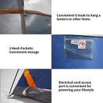 ASFANES 4 Person Waterproof Tents for Camping Easy Setup Outdoor Portable Backyard Camping Tents Suitable for Car Camping, Backpacking, Hiking, Picnic or Fishing, Navy Blue