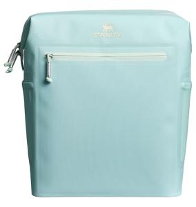 Stanley All Day Madeleine Midi Backpack Soft Cooler 14.8 Quarts | 20 Can Cooler with Handle and Shoulder Straps | Stays Cold for a Day | Insulated Travel Bag with Zipper | BPA-Free | Seafoam