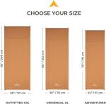 Teton Adventurer Camp Pad; Sleeping Pad for Car Camping Brown