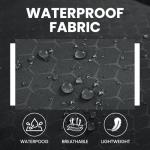 3-4 Season Sleeping Bag with Inflatable Pillow, Water-Resistant Taffeta, Windproof, Breathable Foot Zippers, Soft Brushed Inner, Foldable for Camping, Travel, Hiking & Home Use(Dark Grey)