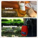 CHULIM Double Camping Hammock with Tree Hanging Kit and 12kn Aluminum Wiregate Carabiner. 118"L x 78"W,Lightweight Portable Camping Gear.Parachute Nylon Hammock for Camping,Travel,Backpacking,Beach.