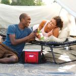 Coleman ComfortSmart Big & Tall Cot with Mattress, Folding Steel Camp Bed with Plush Pad for Comfortable Sleeping