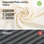 SUNCREAT Hammock Camping Hammock 2 Person Canvas Cotton Hammock, Double Travel Hammock with Carrying Bag, 475 lbs Capacity, Natural