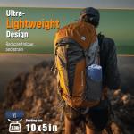 Myxslop Camping Sleeping Pad, Thick 5 Inch Camping Mat with Pillow Built-in Foot Pump Ultralight Inflatable Sleeping Pads for Camping, Backpacking, Hiking, Tent