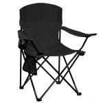 SAILARY Folding Camping Chair, 225lb Capacity, Includes Cup Holder & Side Storage Bag, 5.5lbs Portable for Beach, Camping, Sport,Black