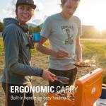 GSI Outdoors Selkirk 540+, Portable Outdoor Camping Stove, 2-Burner Propane Grill, 14,000 BTU High-Output Adjustable Burners, Integrated Igniter and Wind Guards