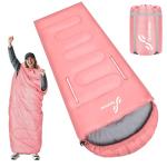 Sportneer 0 Degree Wearable Sleeping Bag for Adults & Kids – Walkable with Arm Zippers, Waterproof & Warm to 20°F, Compact for Camping, Stadiums, Travel, Backpacking & Car Use