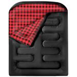 Double Sleeping Bags for Adults, Queen Size 2 Person All Season for Warm & Cold Weather Backcountry Ski Skins | Fits Kids 10-12 - Lightweight & Waterproof Camping Essentials for Hiking, Backpacking