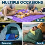 PTEROMY Sleeping Bags for Adults, Lightweight Water Resistant Backpacking Camping Sleeping Bag for Warm Cold Weather, Camping Essentials for Hiking Outdoor Travel (Blue)