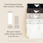 KYTE BABY Unisex Rayon Made From Bamboo Sleep Bag for Babies and Toddlers, 1.0 Tog (Medium, Oat)