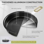 Alocs Portable Camping Cookware - Upgraded Handle, Non-Stick Camping Pan Set for Outdoor Kitchen, Picnic, Hiking and Fishing