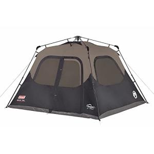 Coleman Instant Tent with 1-Minute Setup, 6-Person Tent with Pre-Attached Poles, Air Vent, & Carry Bag