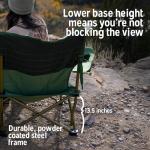 Kelty Low Loveseat Camping Chair – Portable, Folding Chair for Festivals, Camping and Beach Days, Dark Shadow/Navy