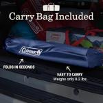 Coleman Blue Quad Chair with Built-In Cooler