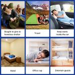 Junkin 12 Pcs Camping Sleeping Bag Bulk for Homeless 4 Seasons Cold Warm Weather Sleeping Bags Waterproof Lightweight with Compression Bag Camping Gear Equipment for Adults Backpacking Hiking