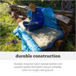 Big Agnes Campmeister Deluxe - Insulated Sleeping Pad, Ultralight Inflatable Mat For Camping, All Season Compact Backpacking And Hiking, 30x78 Extra Wide Long