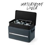 Coleman Snap 'N Go 55-Quart Collapsible Hard Cooler, Portable Hard-Sided Cooler with Waterproof Removable Liner, Space-Saving & Quick Set Up, 64 Hours Cold, Mussel Grey