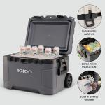 Igloo Trailmate 52 Qt Wheeled Cooler, Carbonite