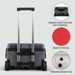 Igloo Trailmate 52 Qt Wheeled Cooler, Carbonite