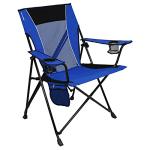 Kijaro Dual Lock Folding Camp Chairs - Versatile for Sports, Outdoors & Lawns - Locks Positions - Maldives Blue