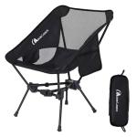 MOON LENCE Portable Camping Chair Backpacking Chair - The 4th Generation Ultralight Folding Chair - Compact, Lightweight Foldable Chairs for Hiking Mountaineering Beach