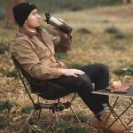 MOON LENCE Portable Camping Chair Backpacking Chair - The 4th Generation Ultralight Folding Chair - Compact, Lightweight Foldable Chairs for Hiking Mountaineering Beach