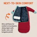 Kelty Space Cadet Infant and Toddler Sized Arms-Out Sleeping Bag, 30-40F Degree Rated, 8M-4T, Fleece-Lined Hand Covers (40F / 2-4T)